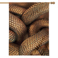 Bronze Snake Print House Flag