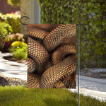 Bronze Snake Print House Flag