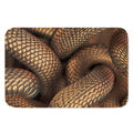 Bronze Snake Print Indoor Door Mat