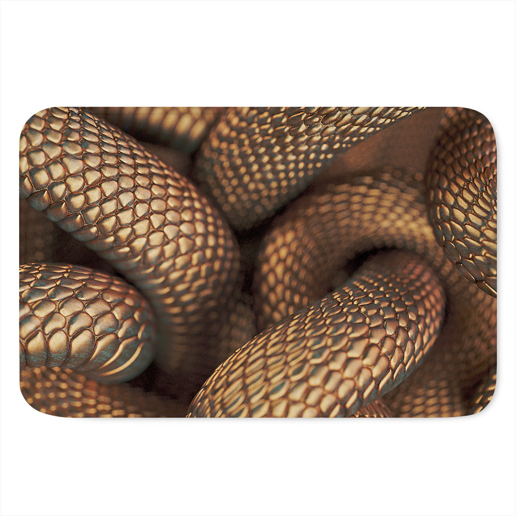 Bronze Snake Print Indoor Door Mat