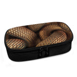 Bronze Snake Print Insulin Cooler Travel Case