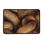 Bronze Snake Print Kitchen Mat