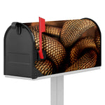 Bronze Snake Print Mailbox Cover