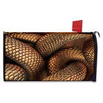 Bronze Snake Print Mailbox Cover