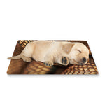 Bronze Snake Print Pet Cooling Mat Cover