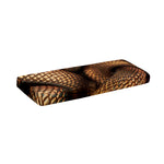 Bronze Snake Print Piano Keyboard Cover