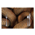 Bronze Snake Print Placemat