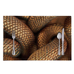 Bronze Snake Print Placemat