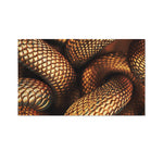 Bronze Snake Print Polyester Flag