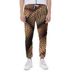 Bronze Snake Print Scuba Joggers