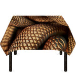 Bronze Snake Print Tablecloth