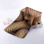 Bronze Snake Print Towel
