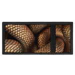 Bronze Snake Print Trifold Wallet