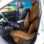 Bronze Snake Print Waterproof Car Seat Cover