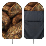 Bronze Snake Print Waterproof Car Seat Cover