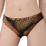 Bronze Snake Print Women's Panties