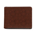 Brown Aboriginal Dot Pattern Print Bifold Wallet