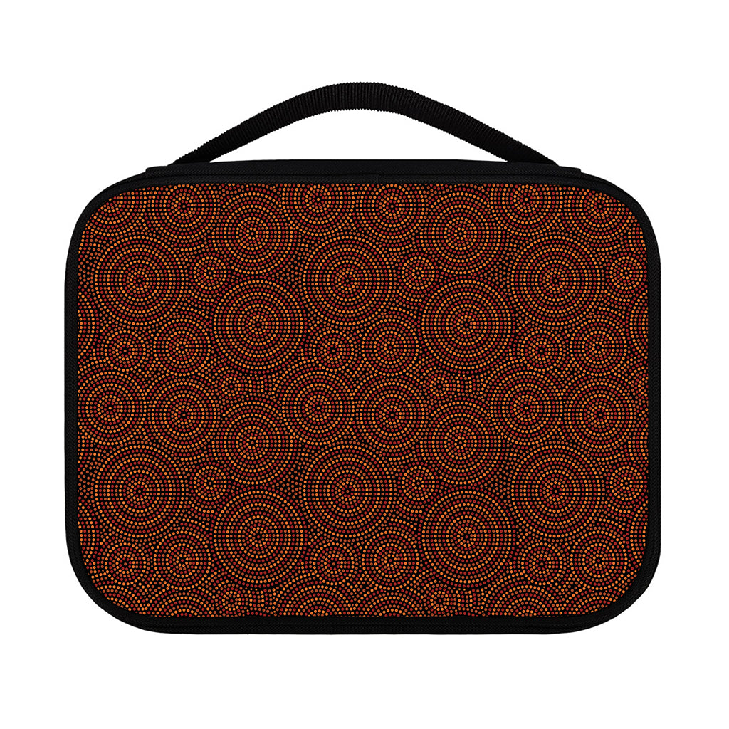 Brown Aboriginal Dot Pattern Print Classic Bible Case