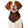 Brown Aboriginal Dot Pattern Print Dog Bandana