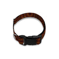 Brown Aboriginal Dot Pattern Print Dog Collar