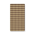 Brown And Beige Buffalo Check Print Baby Crib Sheet