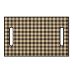 Brown And Beige Buffalo Check Print Golf Cart Seat Cover