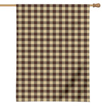 Brown And Beige Buffalo Check Print House Flag