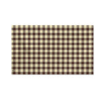 Brown And Beige Buffalo Check Print Polyester Flag