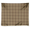 Brown And Beige Buffalo Check Print Tapestry