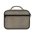 Brown And Beige Glen Plaid Print Briefcase Bible Bag