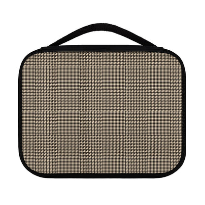 Brown And Beige Glen Plaid Print Classic Bible Case