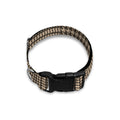 Brown And Beige Glen Plaid Print Dog Collar