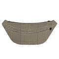 Brown And Beige Glen Plaid Print Fanny Pack