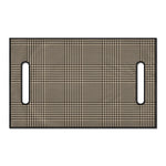 Brown And Beige Glen Plaid Print Golf Cart Seat Cover