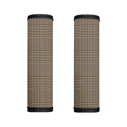 Brown And Beige Glen Plaid Print Handle Covers