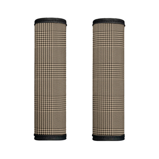 Brown And Beige Glen Plaid Print Handle Covers