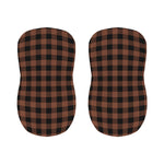 Brown And Black Buffalo Check Print Bar Stool Covers