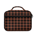 Brown And Black Buffalo Check Print Briefcase Bible Bag