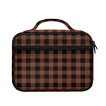 Brown And Black Buffalo Check Print Briefcase Bible Bag