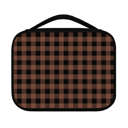 Brown And Black Buffalo Check Print Classic Bible Case