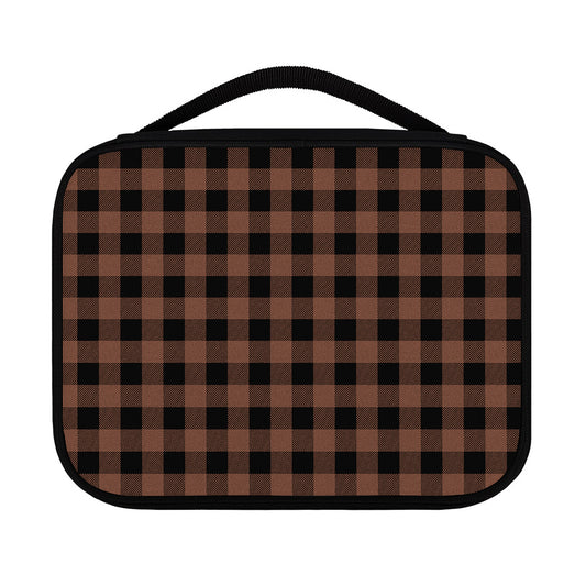 Brown And Black Buffalo Check Print Classic Bible Case