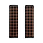 Brown And Black Buffalo Check Print Handle Covers
