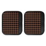 Brown And Black Buffalo Check Print Handle Covers