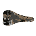 Brown And Black Camouflage Print Bicycle Seat Cover