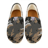Brown And Black Camouflage Print Casual Shoes