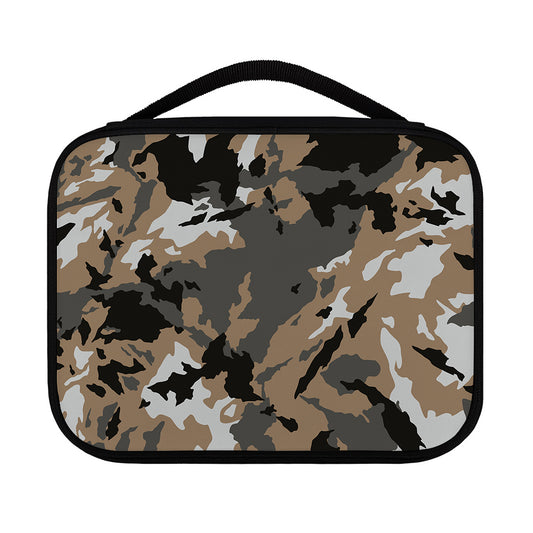 Brown And Black Camouflage Print Classic Bible Case