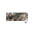 Brown And Black Camouflage Print Extended Mouse Pad