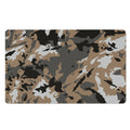 Brown And Black Camouflage Print Polyester Doormat