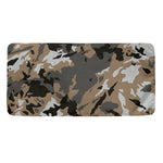 Brown And Black Camouflage Print Towel