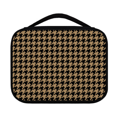 Brown And Black Houndstooth Print Classic Bible Case
